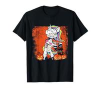 Squelette de Licorne drôle Halloween Dab Dance Magical T-Shirt