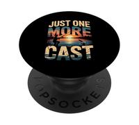 Squelette de pêche Amusant Just One More Cast PopSockets PopGrip Adhésif
