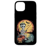 Squelette de pêche Halloween Coque pour iPhone 15 Plus