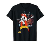 Squelette de Pirate Amusant pour Halloween, garçons et Filles T-Shirt