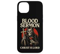 Squelette de Sang chrétien Gothique Christ est Seigneur Christcore Coque pour iPhone 14 Plus