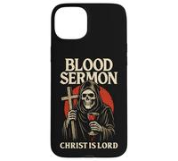 Squelette de Sang chrétien Gothique Christ est Seigneur Christcore Coque pour iPhone 15 Plus