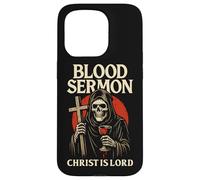 Squelette de Sang chrétien Gothique Christ est Seigneur Christcore Coque pour iPhone 15 Pro