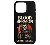 Squelette de Sang chrétien Gothique Christ est Seigneur Christcore Coque pour iPhone 16 Pro