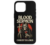 Squelette de Sang chrétien Gothique Christ est Seigneur Christcore Coque pour iPhone 16 Pro Max