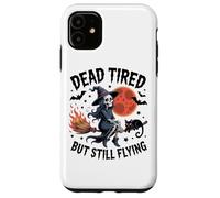 Squelette de sorcière Dead Tired But Still Flying Coque pour iPhone 11