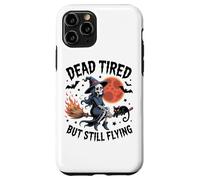 Squelette de sorcière Dead Tired But Still Flying Coque pour iPhone 11 Pro