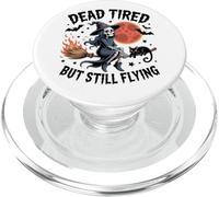 Squelette de sorcière Dead Tired But Still Flying PopSockets PopGrip pour MagSafe