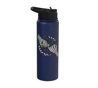 Squelette de sorcière Pinky Promise Halloween Stainless Steel Insulated Water Bottle