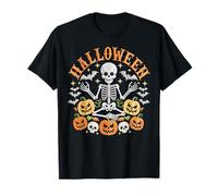 Squelette de Yoga Amusant pour Femme Halloween T-Shirt