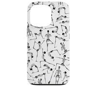 Squelette de Yoga méditant Yogi Zen Poses Halloween Motif Coque pour iPhone 13 Pro