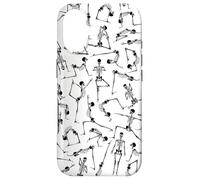 Squelette de Yoga méditant Yogi Zen Poses Halloween Motif Coque pour iPhone 17