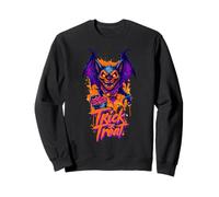 Squelette de Zombie Effrayant Vampire Chauve-Souris Halloween Sweatshirt