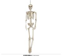 Squelette Décoration Halloween Figures effrayantes Effet fête d'épouvante Accessoire Accents inquiétants Décoration de table bizarre Design effrayant Décor de cimetière, couleur : beige