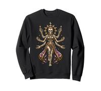 Squelette déesse céleste Gothique Tarot Spirituel Femme Sweatshirt