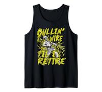 Squelette d'électricien Tireur de Fil Je Prends ma Retraite Débardeur