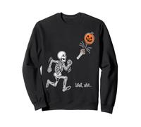 Squelette d'halloween rétro drôle Halloween Sweatshirt