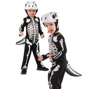 Squelette Dinosaure Enfants Costume Déguisement Garçon Fille Halloween Âge 2-6