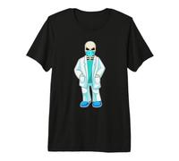 Squelette Docteur Blouse de médecin T-Shirt Haut de Gamme
