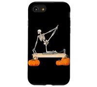 Squelette Doing Reformer Pilates Machine Citrouille Halloween Coque pour iPhone SE (2020) / 7/8