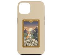 Squelette donnant Une Fleur de Marguerite au Tarot pour Chien Corgi Coque pour iPhone 13