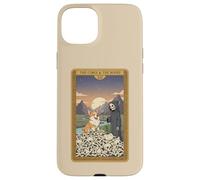 Squelette donnant Une Fleur de Marguerite au Tarot pour Chien Corgi Coque pour iPhone 15 Plus