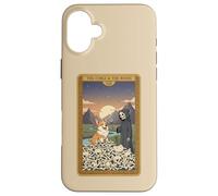 Squelette donnant Une Fleur de Marguerite au Tarot pour Chien Corgi Coque pour iPhone 16 Plus