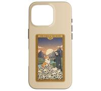 Squelette donnant Une Fleur de Marguerite au Tarot pour Chien Corgi Coque pour iPhone 16 Pro