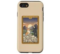 Squelette donnant Une Fleur de Marguerite au Tarot pour Chien Corgi Coque pour iPhone SE (2020) / 7/8