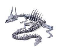 squelette dragon ombre fantôme fantasy décor halloween statuette accessoire