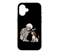 Squelette drôle Anglais Pointer Boop Halloween Dog Lover Mom Coque pour iPhone 16