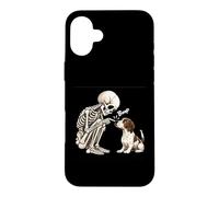 Squelette drôle Anglais Pointer Boop Halloween Dog Lover Mom Coque pour iPhone 16 Plus