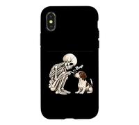 Squelette drôle Anglais Pointer Boop Halloween Dog Lover Mom Coque pour iPhone X/XS