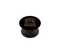 Squelette drôle Halloween ne pardonne Rien Avant Halloween PopSockets PopGrip Adhésif