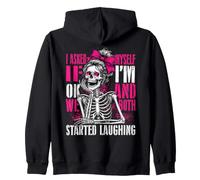 Squelette drôle m'a demandé Ok, J'Ai commencé à Rire Sweat à Capuche