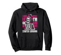 Squelette drôle m'a demandé Ok, J'Ai commencé à Rire Sweat à Capuche