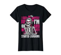 Squelette drôle m'a demandé Ok, J'Ai commencé à Rire T-Shirt Graphique avec Valeur