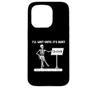 Squelette drôle Math Teacher I'll Just Wait Until It's Quiet Coque pour iPhone 15 Pro