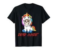 Squelette en Tenue de Licorne - Licorne Sarcastique T-Shirt