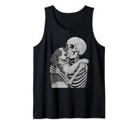 Squelette épagneul Breton câlin Halloween Amoureux des Chiens Débardeur