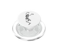Squelette Gauche Dansant drôle Groupe Dansant Squelette Halloween PopSockets PopGrip pour MagSafe