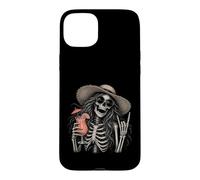 Squelette Girl Rock Horns Beach Cocktail Summer Rock'n Roll Coque pour iPhone 15 Plus