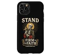 Squelette Gothique chrétien 1 Corinthiens 16:13 Verset biblique Coque pour iPhone 11 Pro