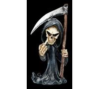 Squelette Gothique Figurine - Don't Fear The Reaper Fantaisie Moissonneur, Der Tod, Gothic-Deko, Statue, Sculpture, Hauteur 21,5 CM