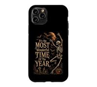 Squelette Gothique rétro Dansant Halloween Moon Art Coque pour iPhone 11 Pro