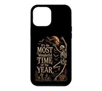 Squelette Gothique rétro Dansant Halloween Moon Art Coque pour iPhone 12 Pro Max