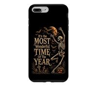 Squelette Gothique rétro Dansant Halloween Moon Art Coque pour iPhone 7 Plus/8 Plus