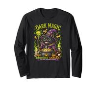 Squelette Gothique rétro Dansant Halloween Moon Art Manche Longue