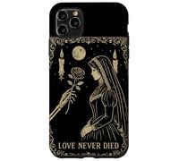 Squelette Gothique Romance Occulte Lune Sombre Vintage Coque pour iPhone 11 Pro Max