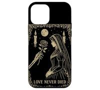 Squelette Gothique Romance Occulte Lune Sombre Vintage Coque pour iPhone 12 Mini